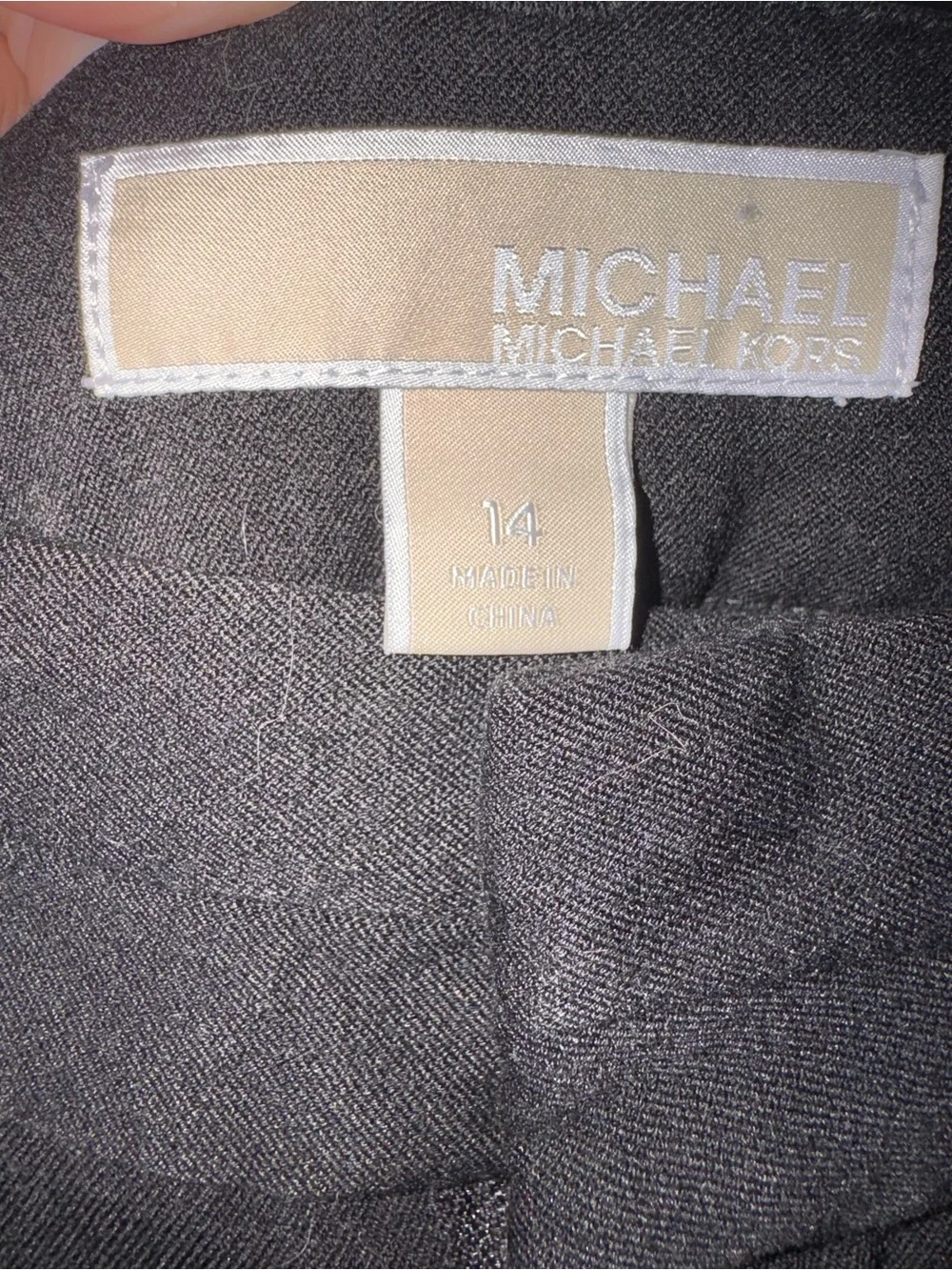 Michael Kors Black Wide-Leg Pants